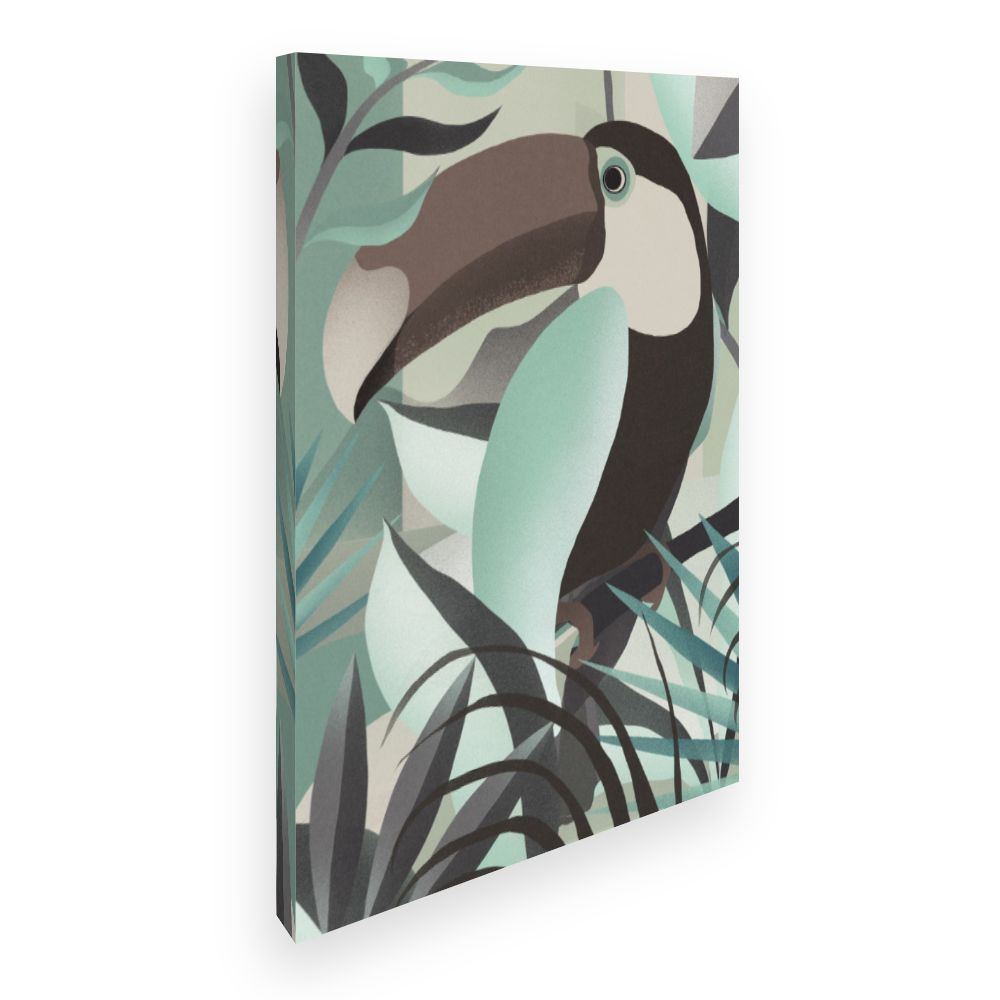 Toile Toucan exotique