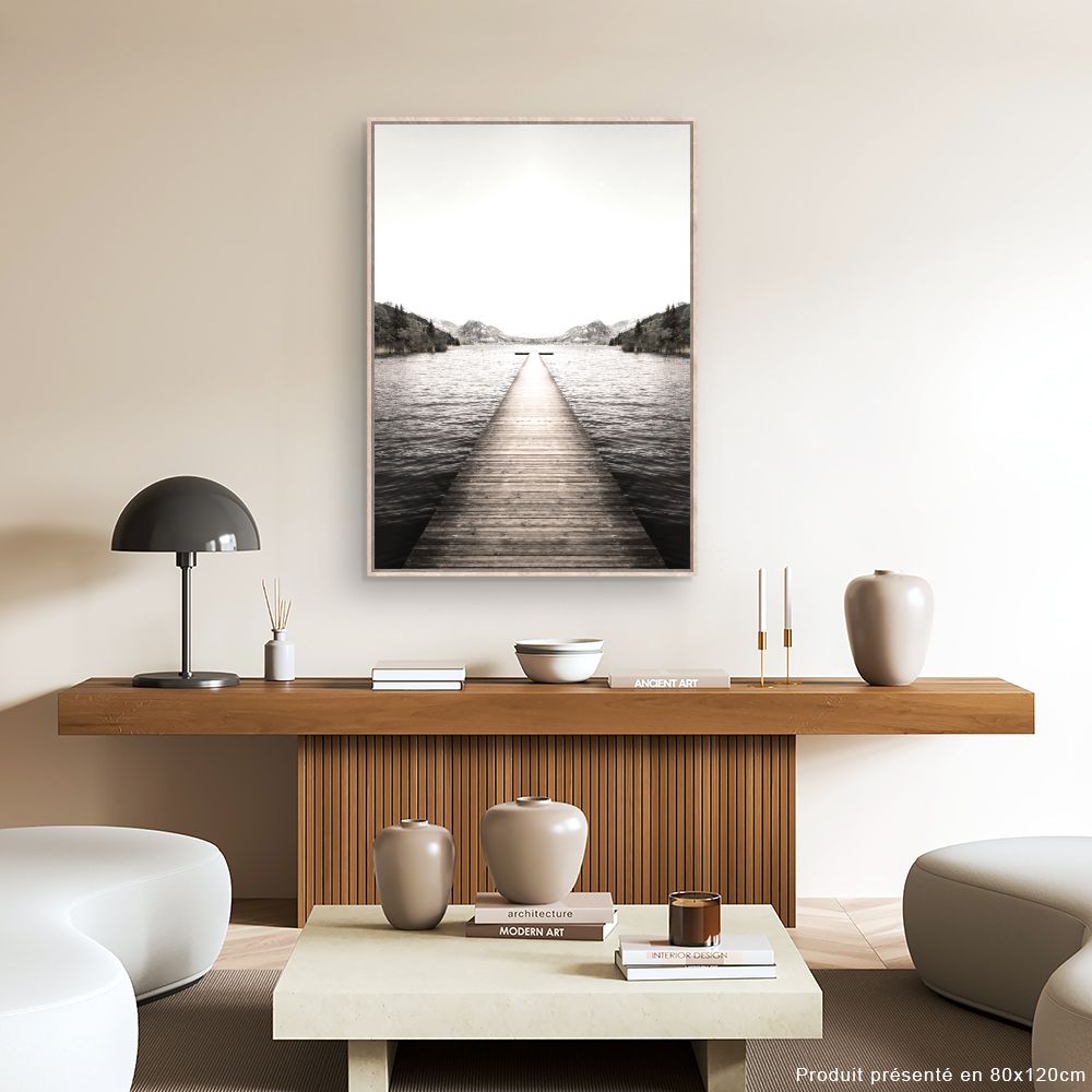 Tableau Ponton vers l'horizon