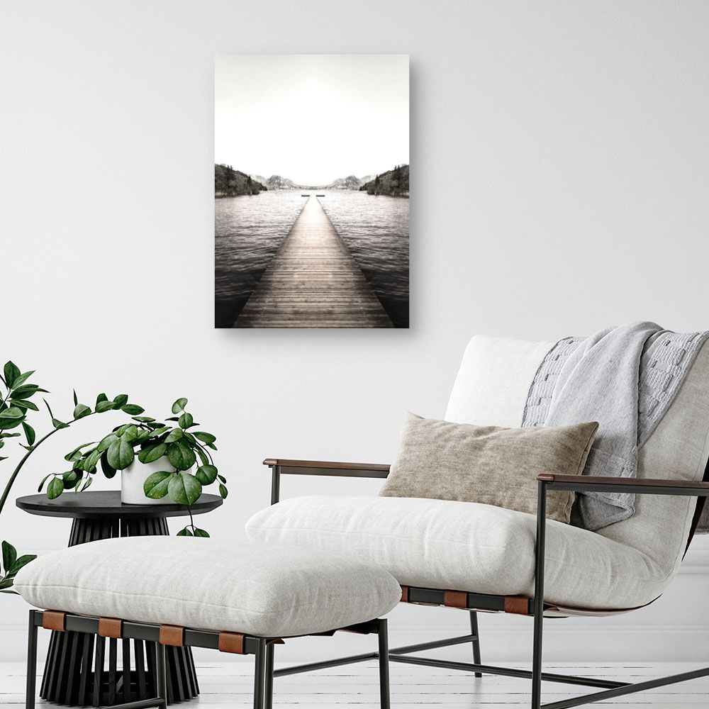 Tableau Ponton vers l'horizon