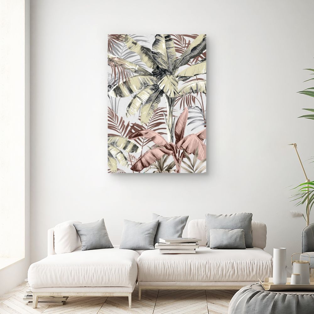 Tableau Feuillage exotique