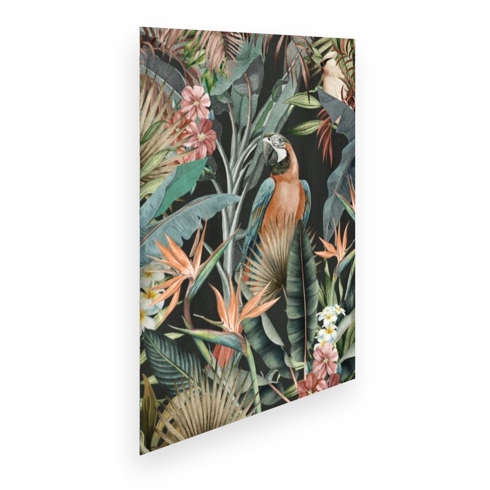 Affiche Forêt exotique vibrante