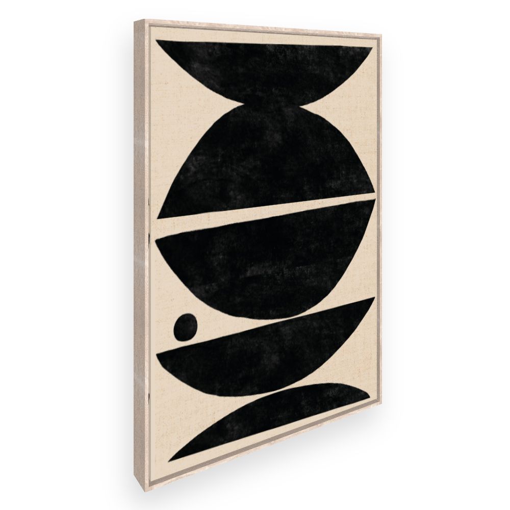 Toile Formes abstraites audacieuses