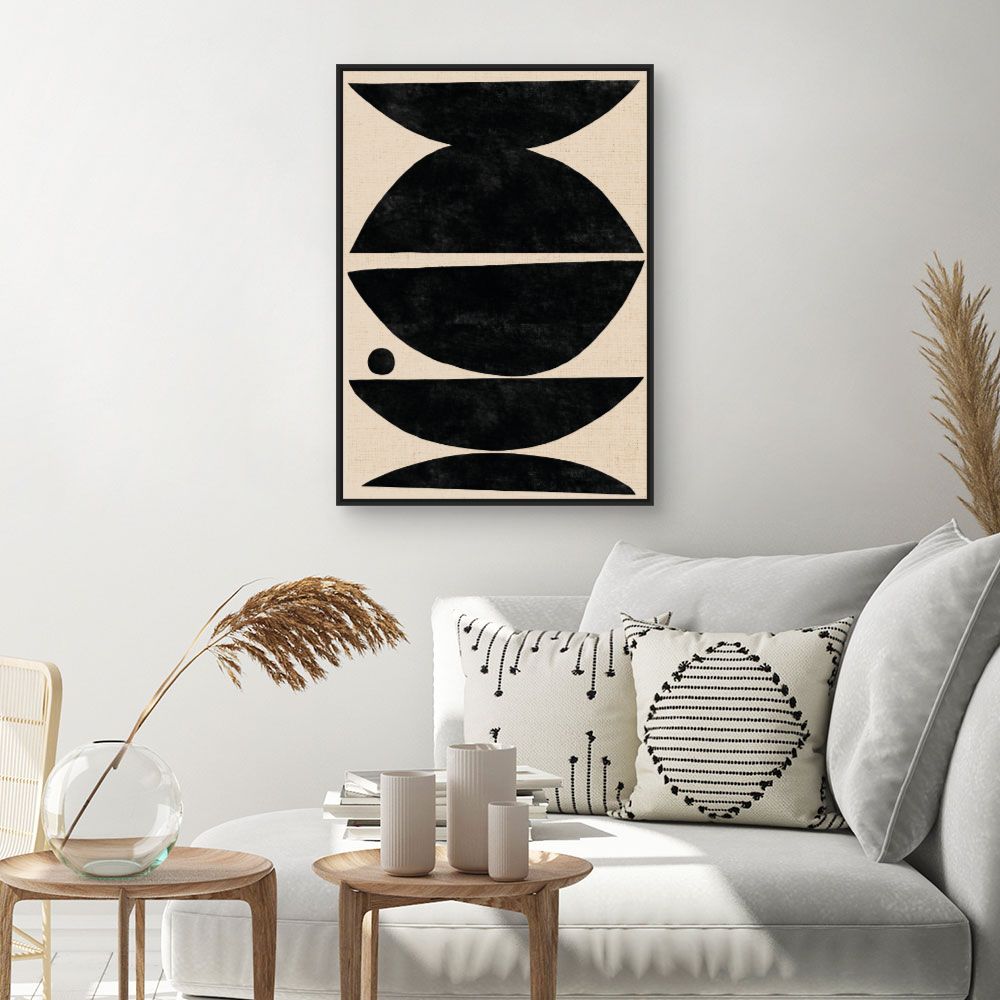 Tableau Formes abstraites audacieuses