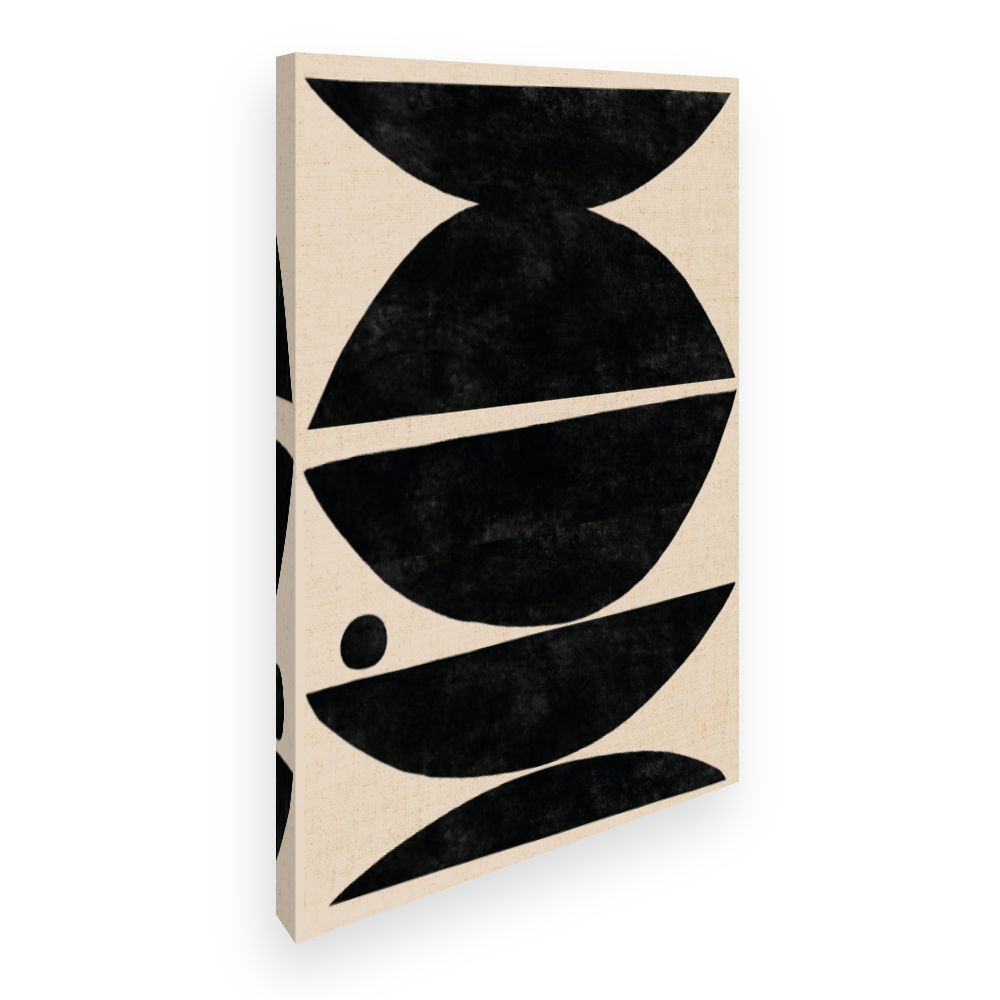 Toile Formes abstraites audacieuses