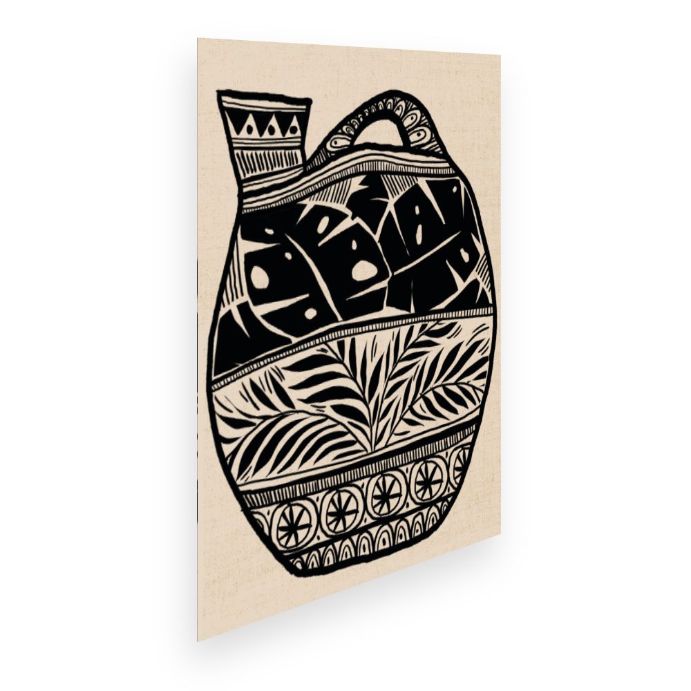 Affiche Pot décoratif exotique