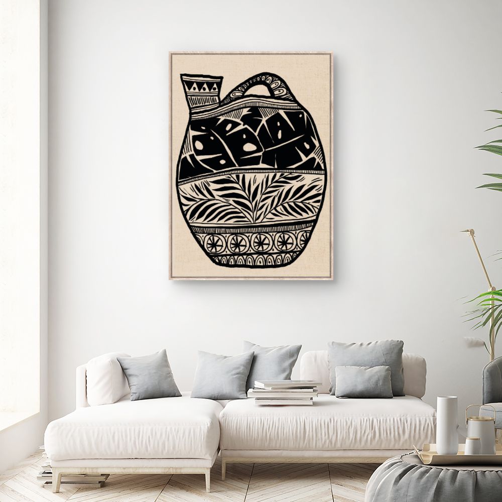 Tableau Élégant vase tribal
