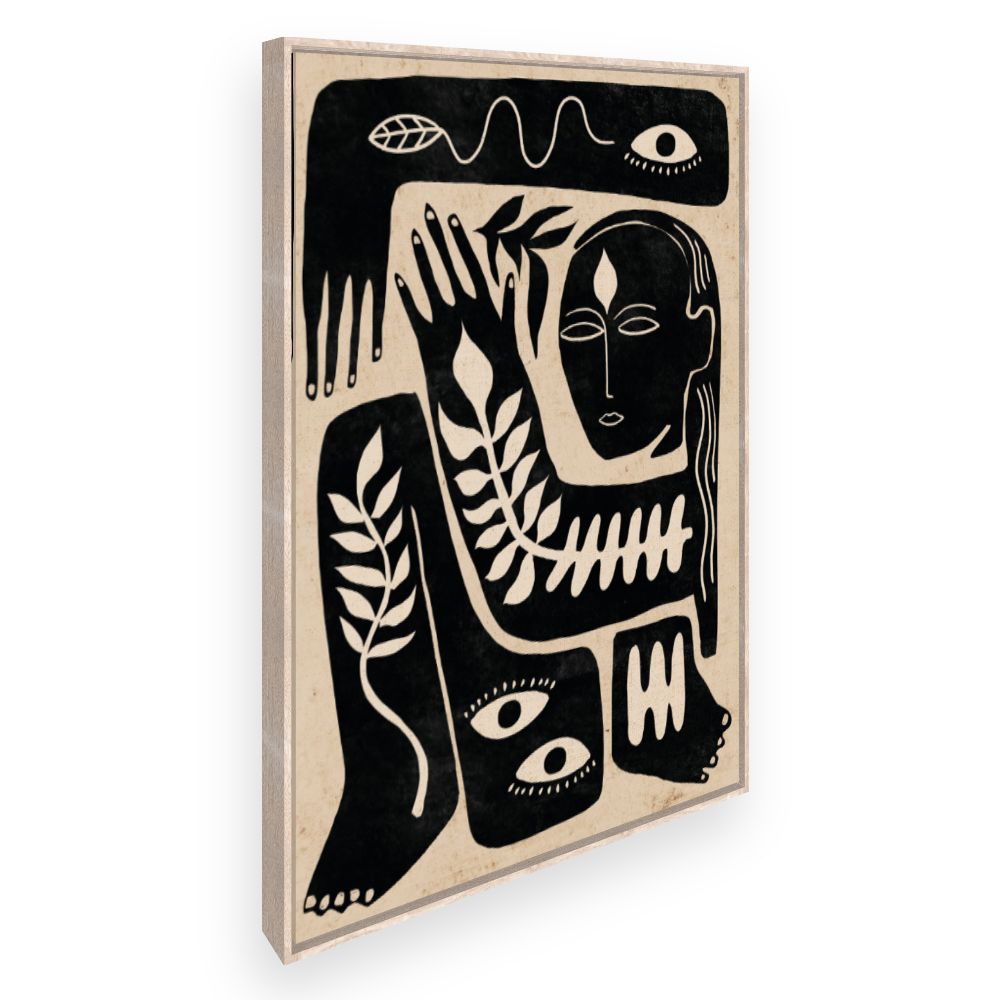 Toile Design abstrait organique