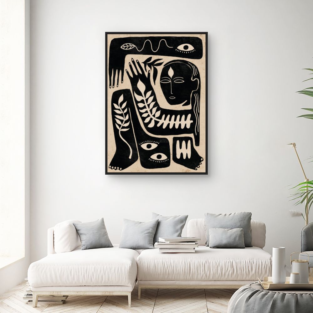 Tableau Design abstrait organique