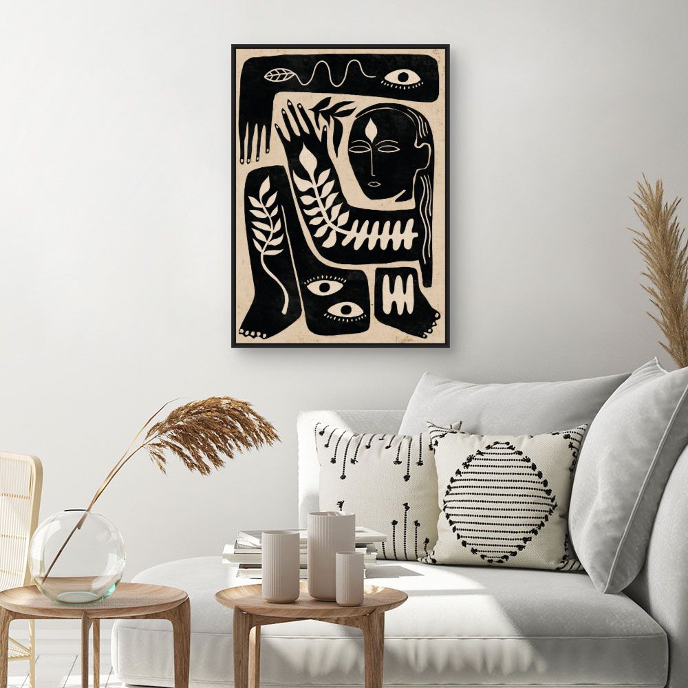 Tableau Design abstrait organique