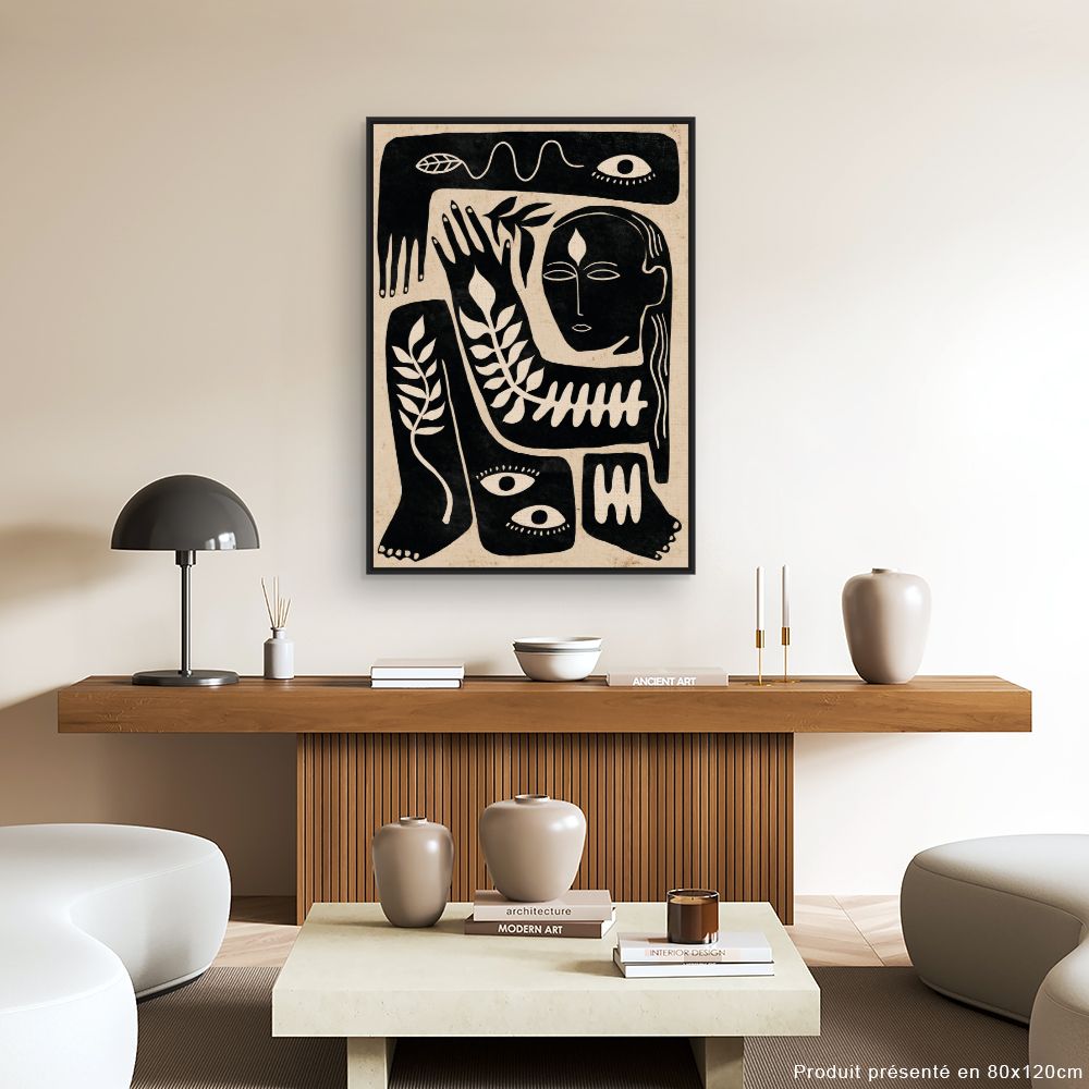 Tableau Design abstrait organique