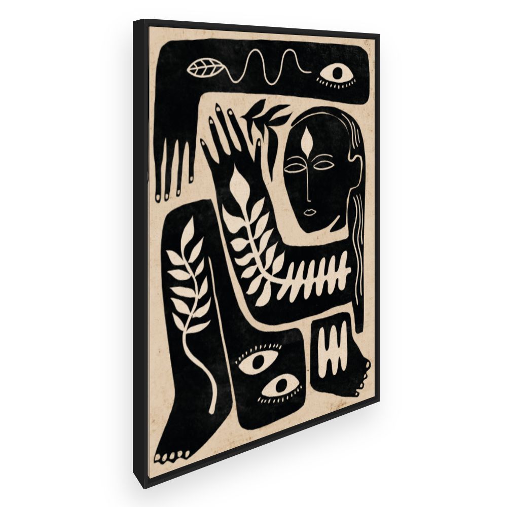 Toile Design abstrait organique