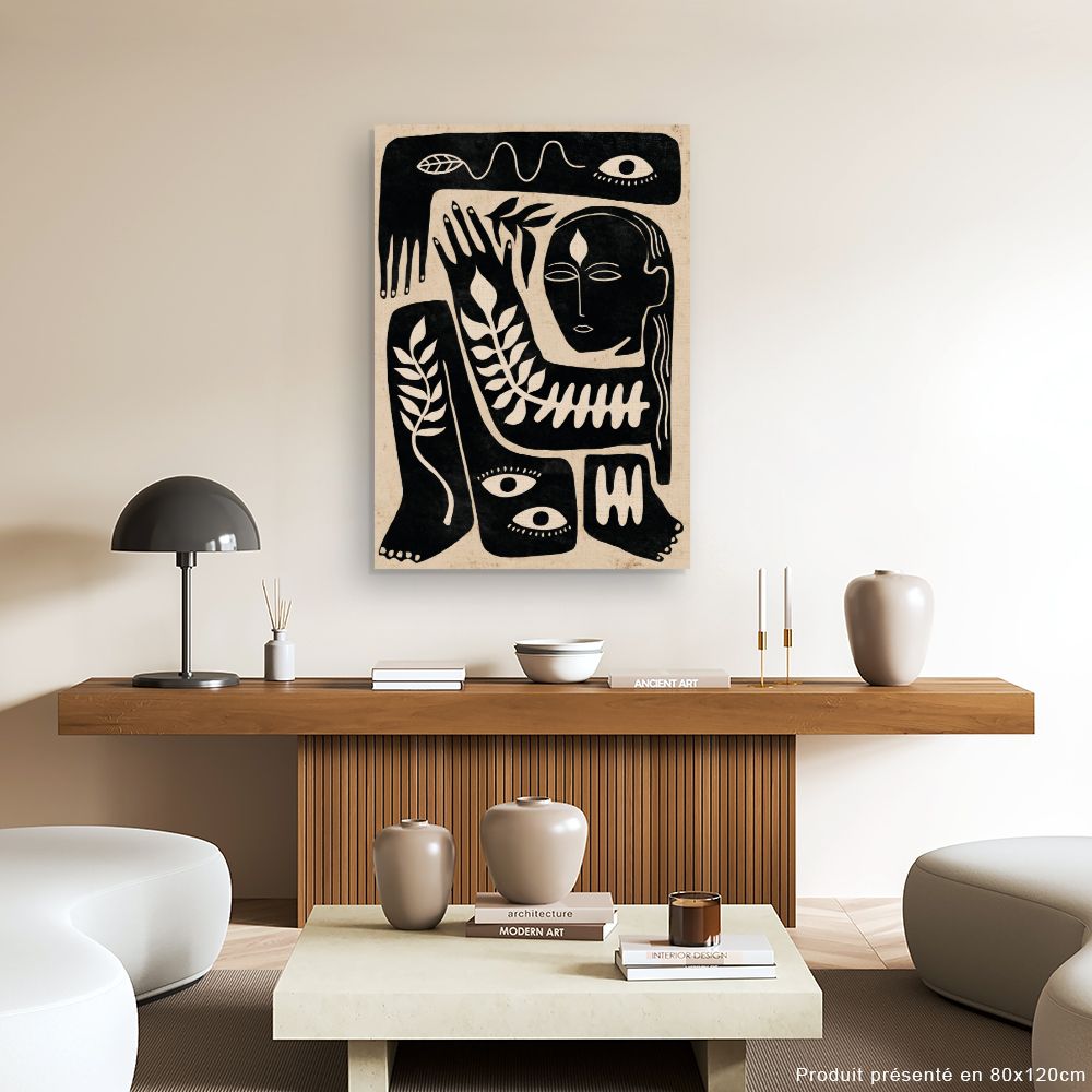 Tableau Design abstrait organique