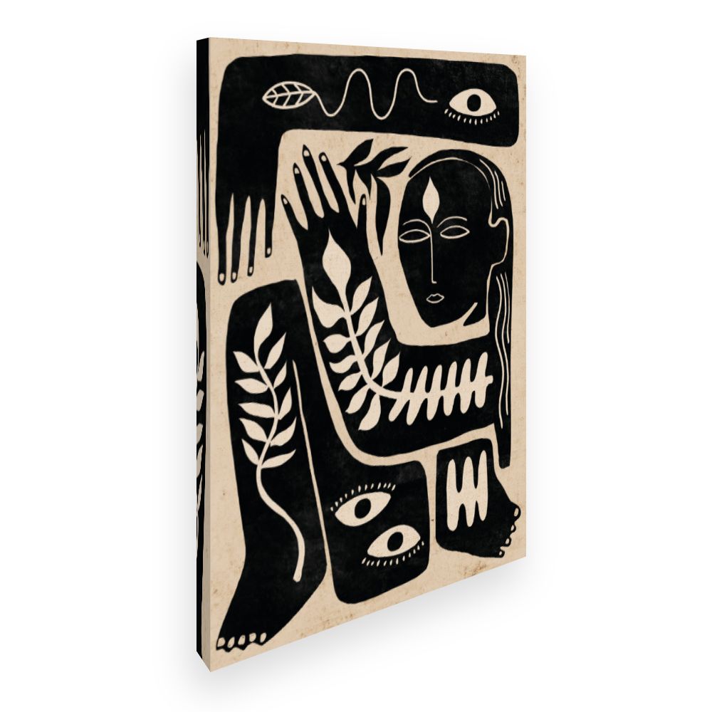 Toile Design abstrait organique