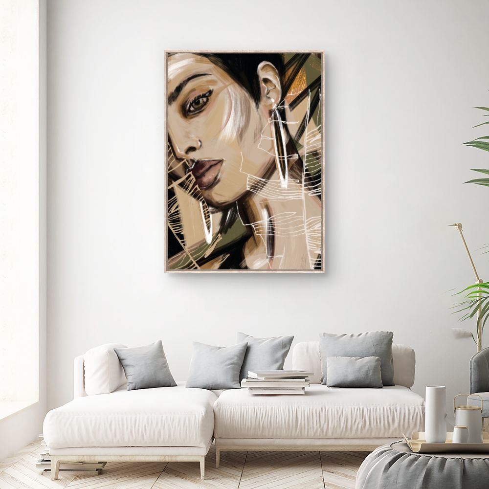 Tableau Portrait moderne élégant