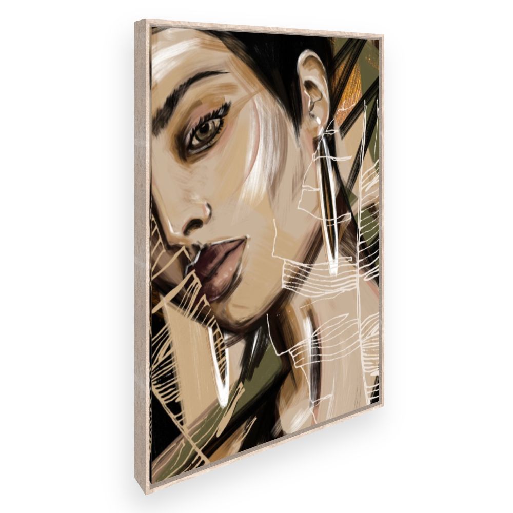 Toile Portrait moderne élégant