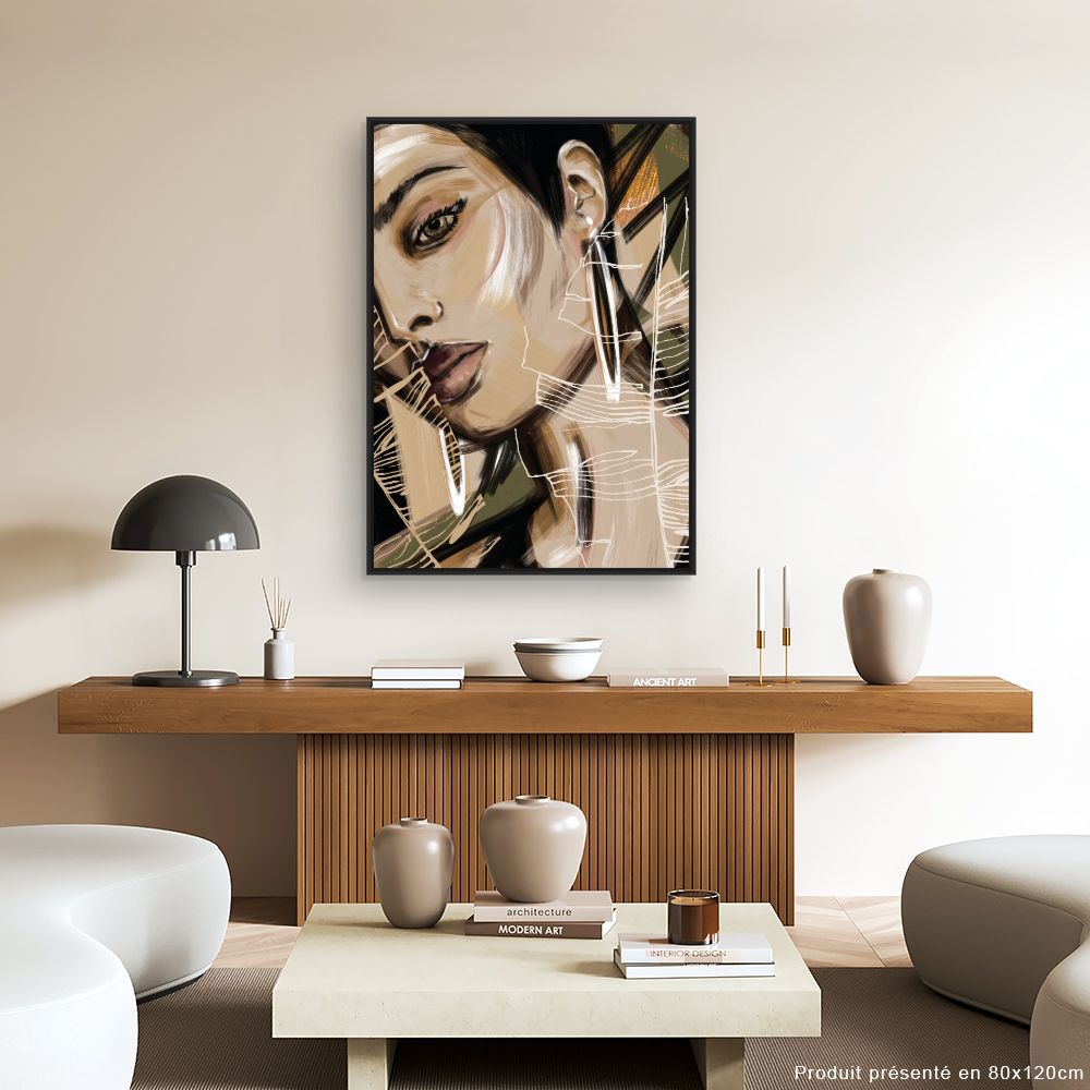 Tableau Portrait moderne élégant