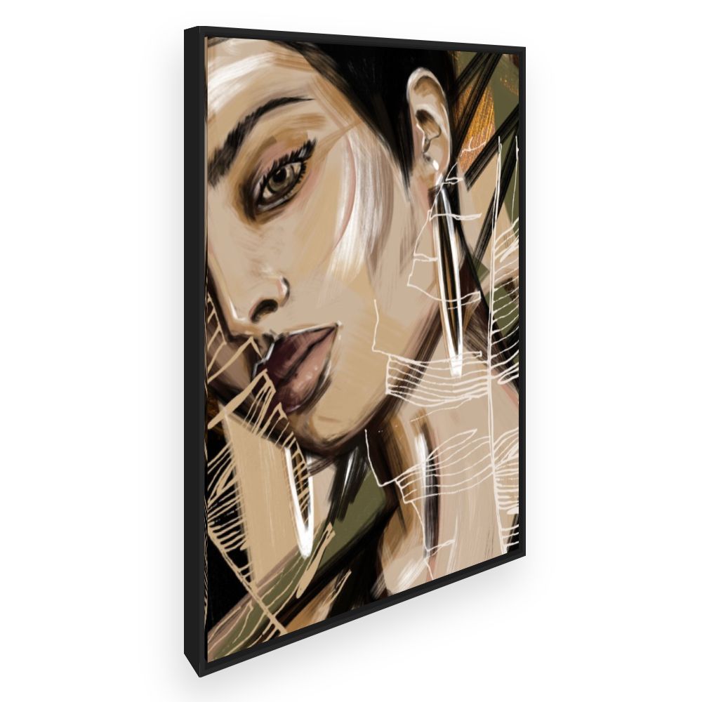 Toile Portrait moderne élégant