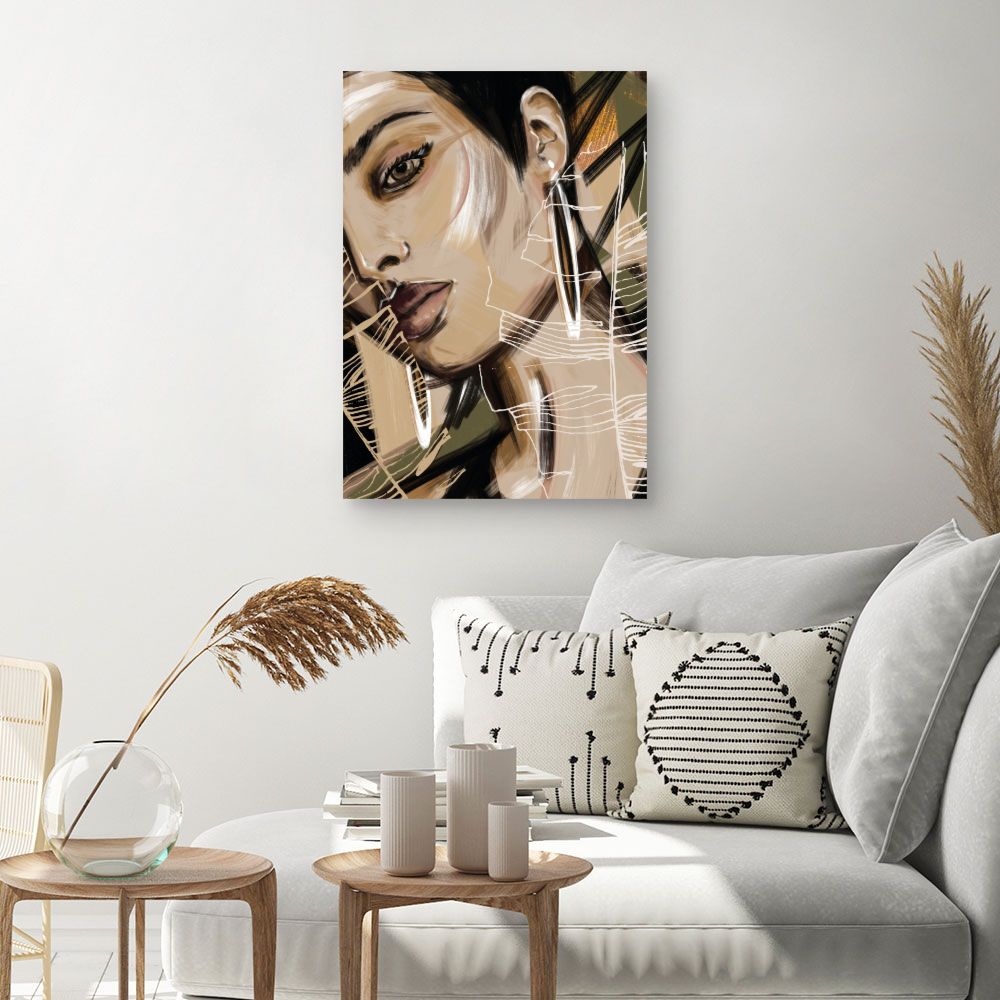 Tableau Portrait moderne élégant