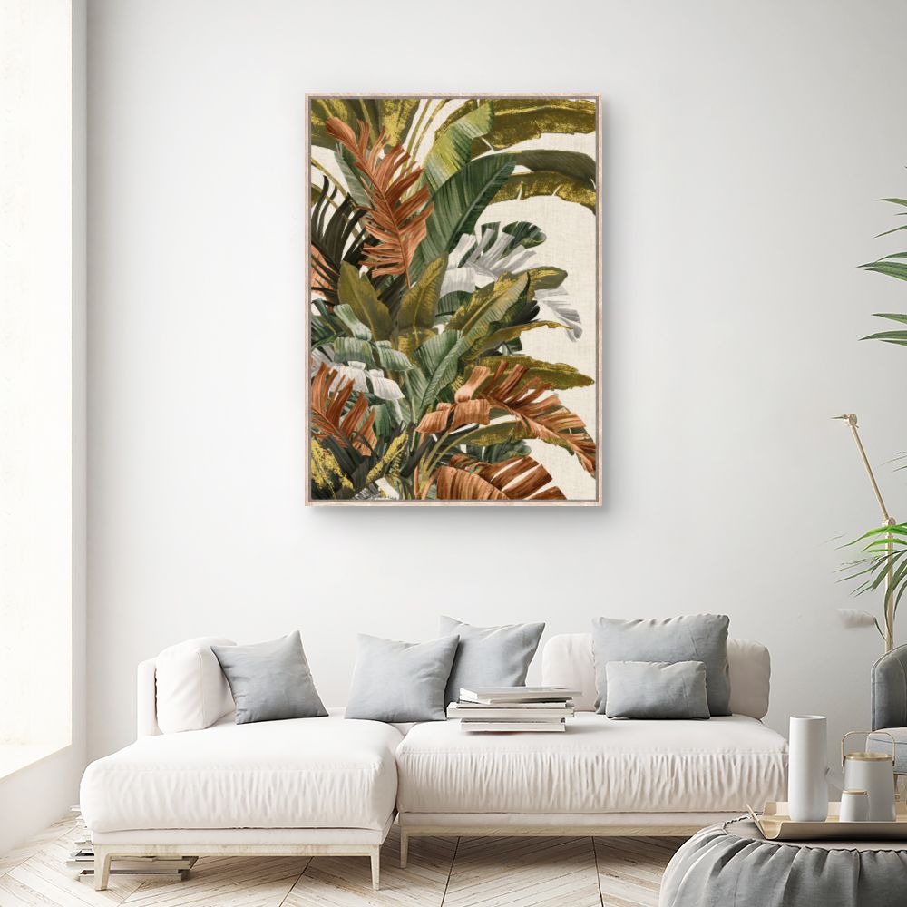 Tableau Feuillage tropical luxuriant