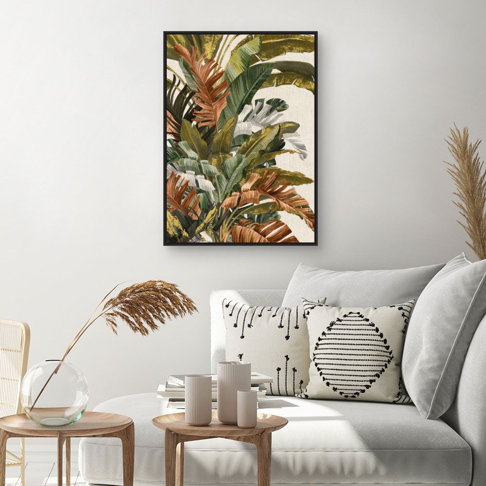 Tableau Feuillage tropical luxuriant