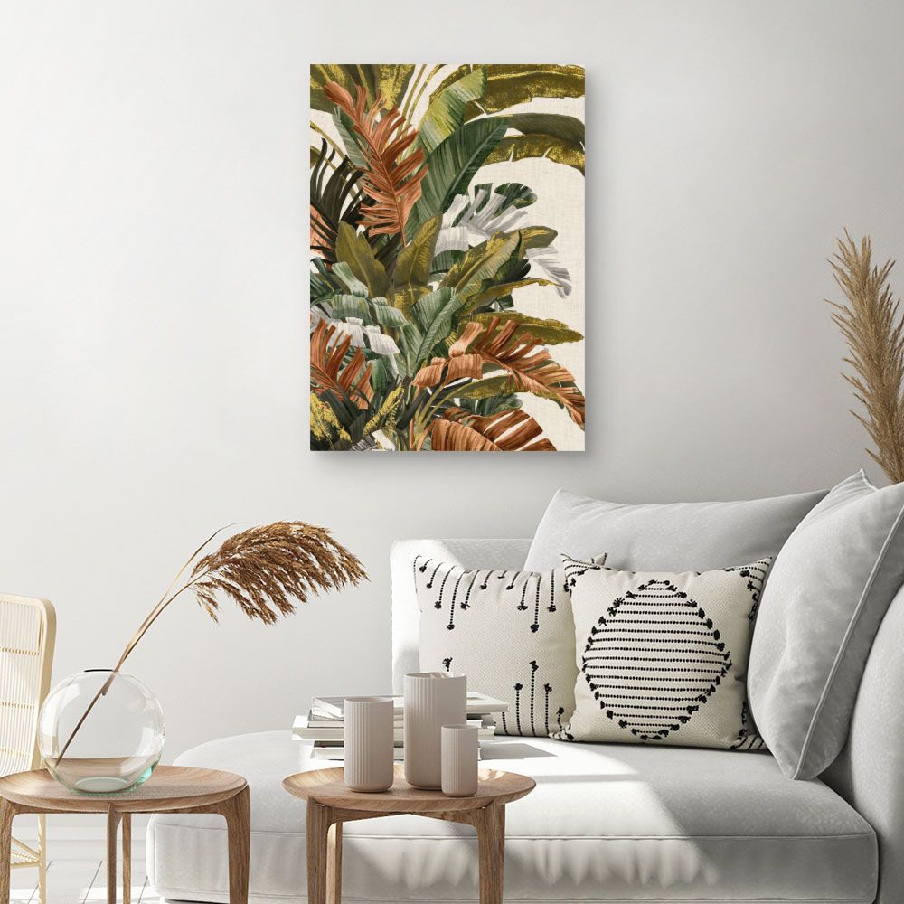 Tableau Feuillage tropical luxuriant