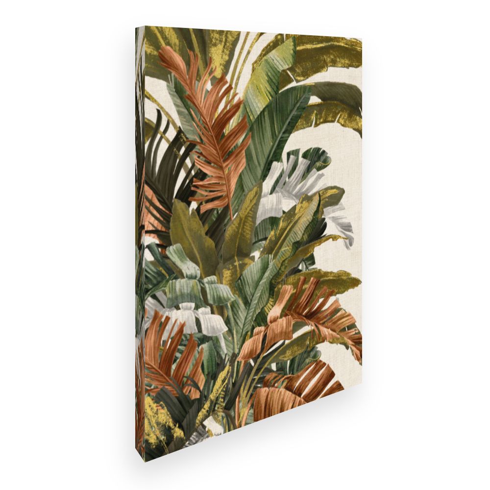 Toile Feuillage tropical luxuriant