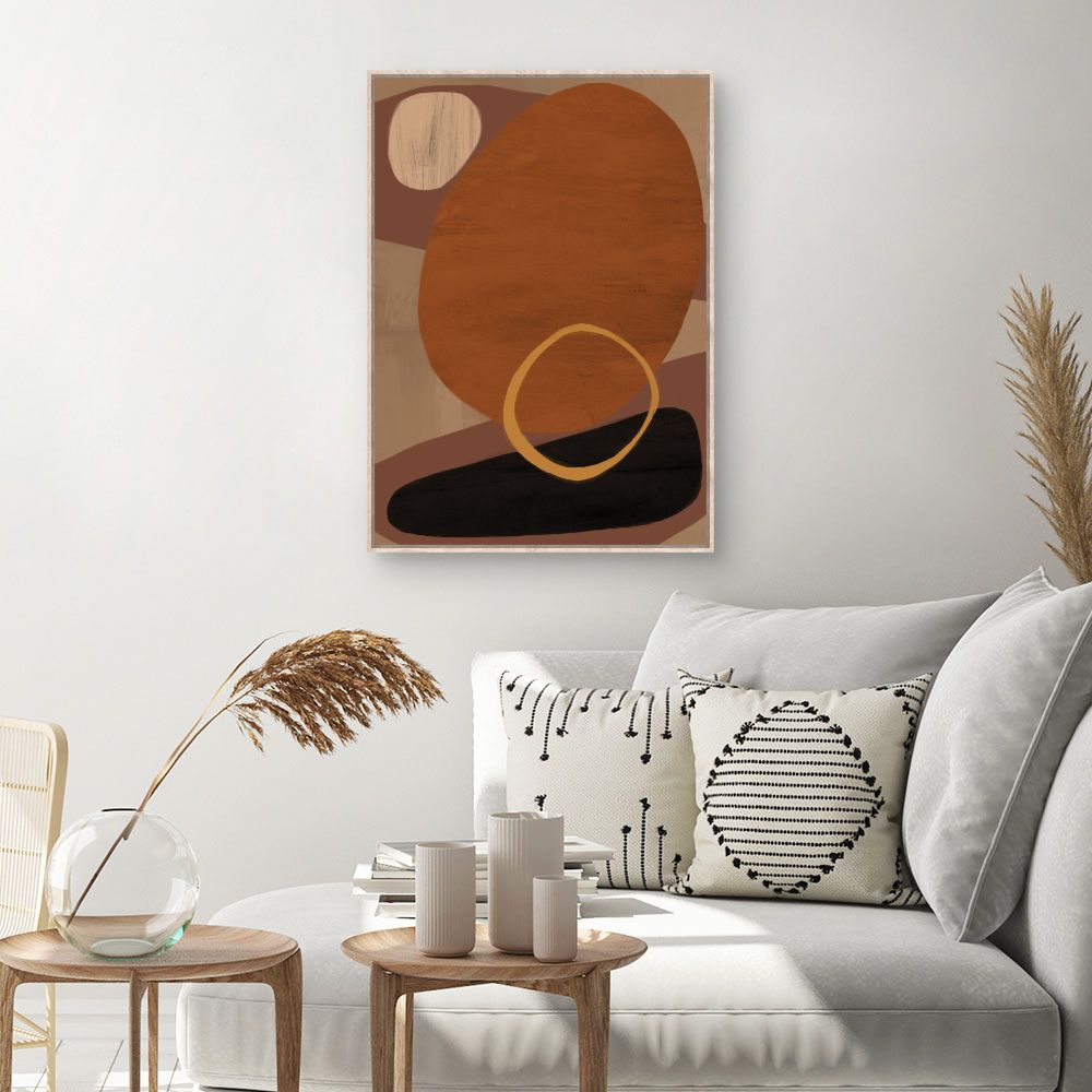 Tableau Formes abstraites harmonieuses