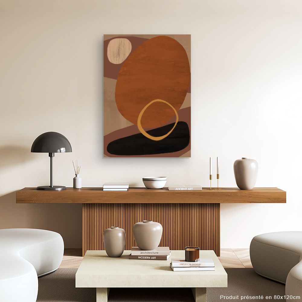 Tableau Formes abstraites harmonieuses