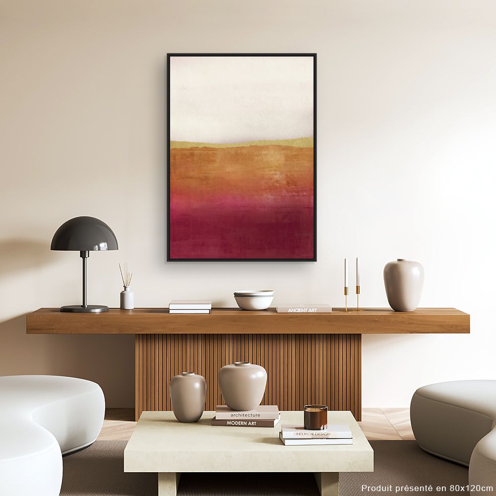 Tableau Paysage abstrait chaleureux