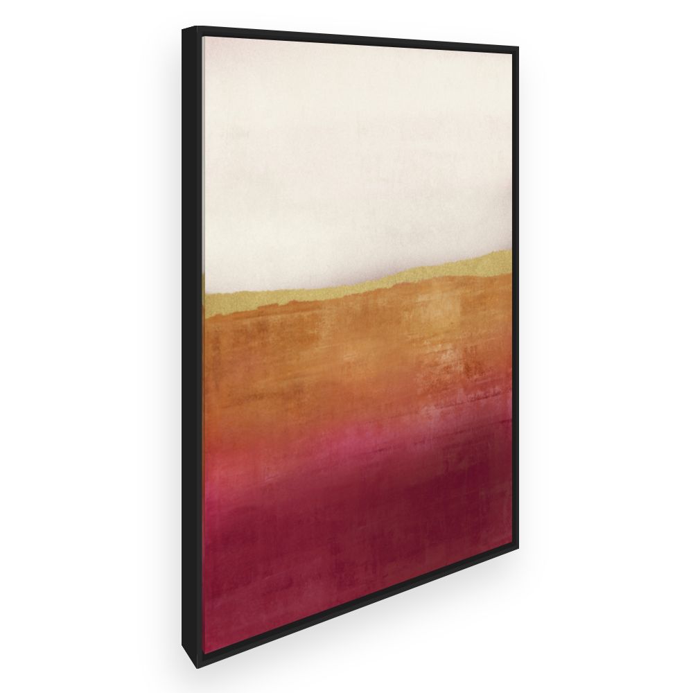 Toile Paysage abstrait chaleureux