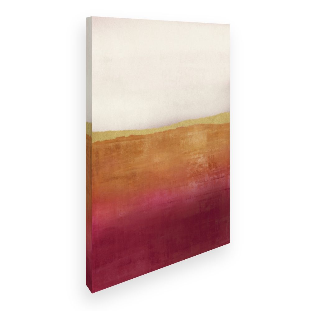 Toile Paysage abstrait chaleureux