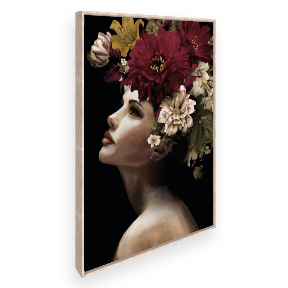 Toile Fleurs élégantes