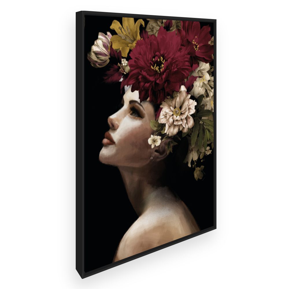 Toile Fleurs élégantes