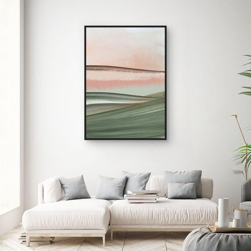 Tableau Paysage pastel apaisant