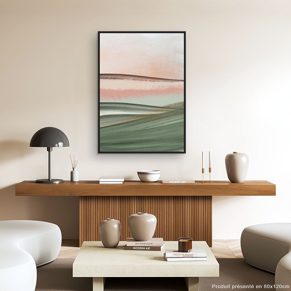 Tableau Paysage pastel apaisant