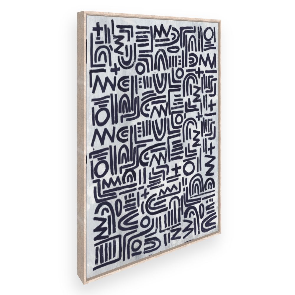 Toile Symboles abstraits