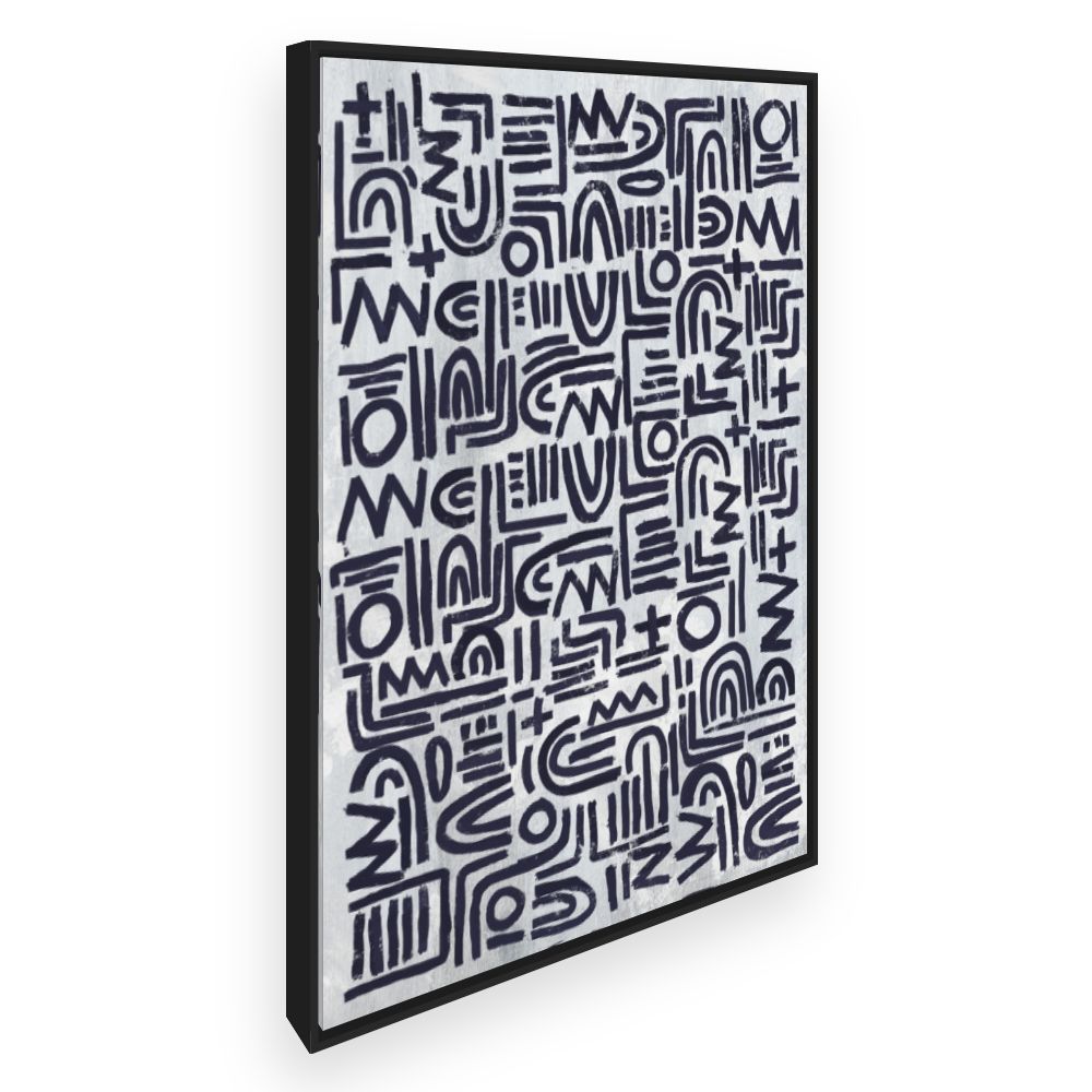 Toile Symboles abstraits