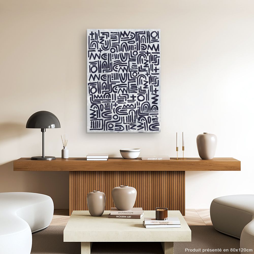 Tableau Symboles abstraits