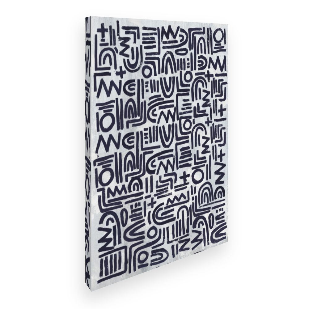 Toile Symboles abstraits