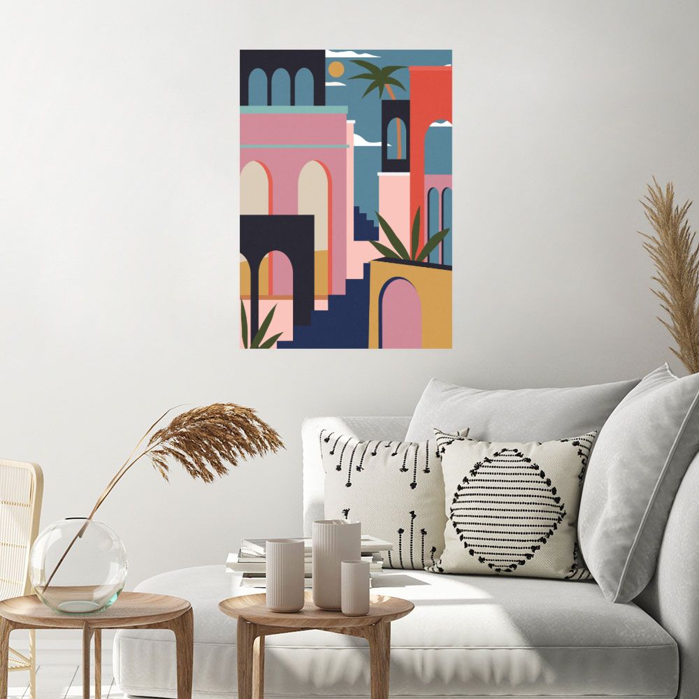 Affiche Architecture vibrante