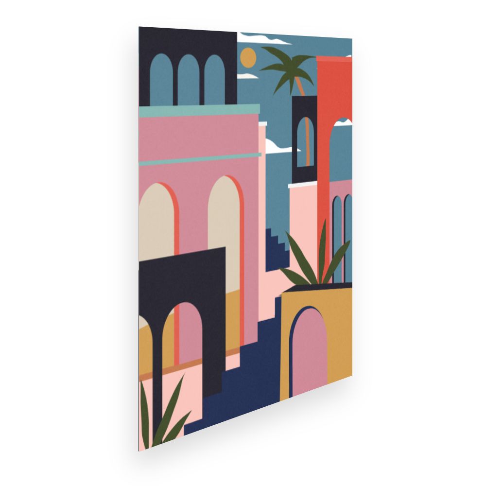 Affiche Architecture vibrante