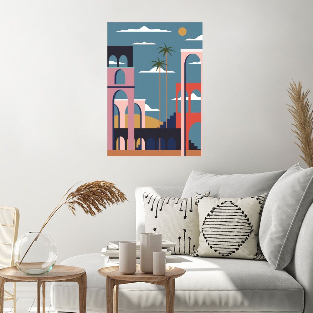 Affiche Arches exotiques