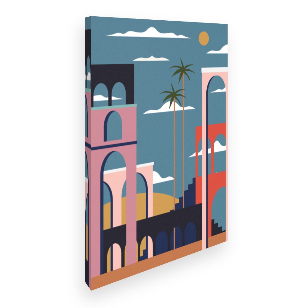 Toile Paysage architectural moderne