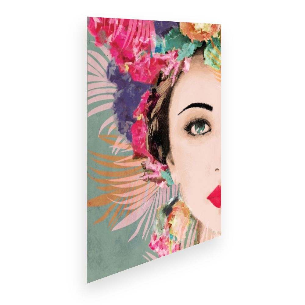 Affiche Éclat floral féminin