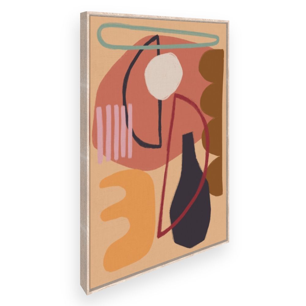 Toile Formes abstraites colorées