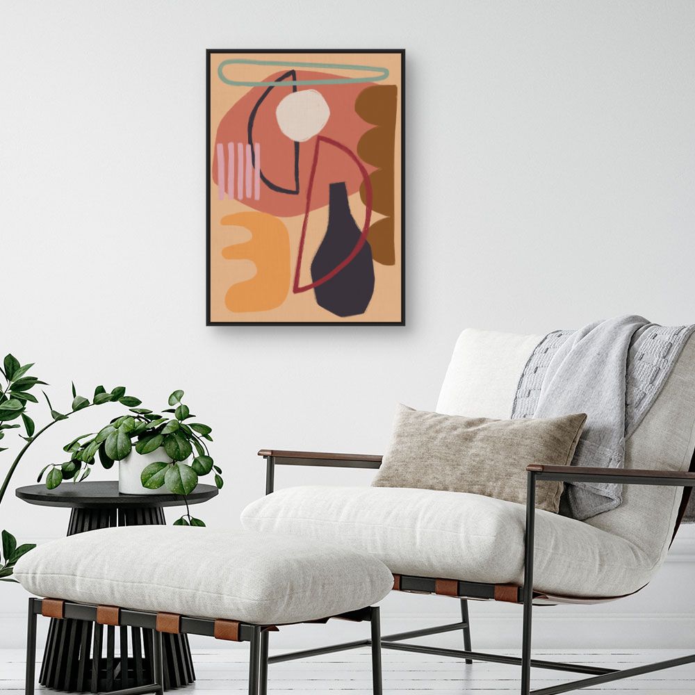 Tableau Formes abstraites colorées