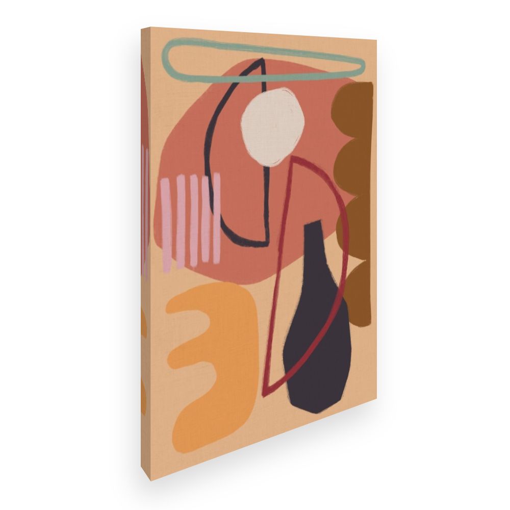 Toile Formes abstraites colorées