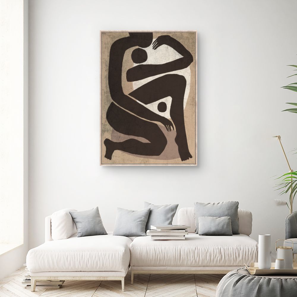 Tableau Formes humaines abstraites