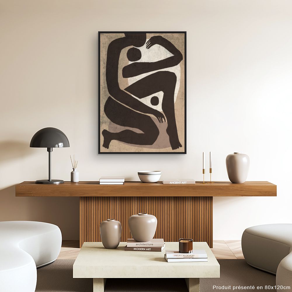 Tableau Formes humaines abstraites