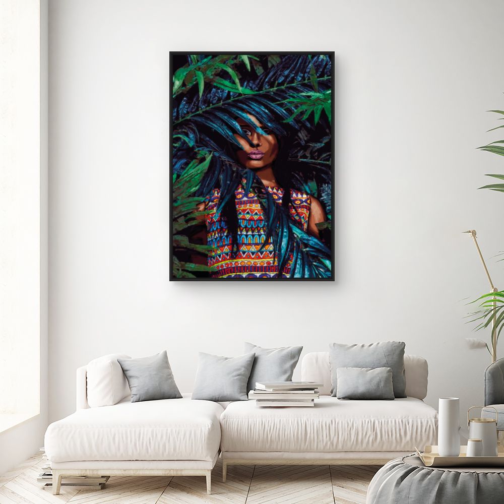 Tableau Jungle exotique